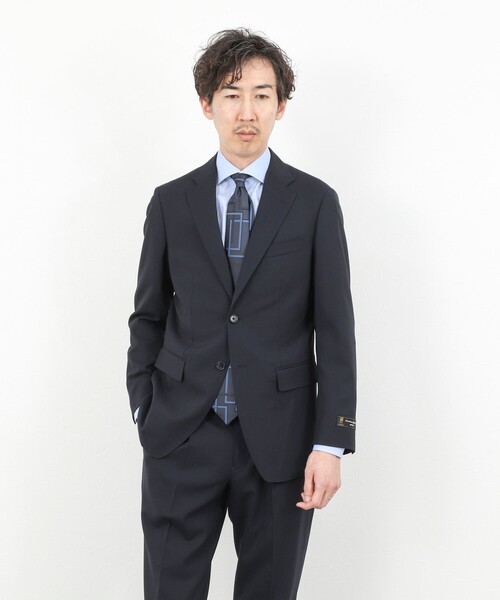 NOLLEY’S（ノーリーズ）の「《セットアップ》尾州ウールトロ セットアップスーツ 26SS（セットアップ・メンズ・チャコールグレー/ダークネイビー・46/50/48/44）」の11枚目の写真