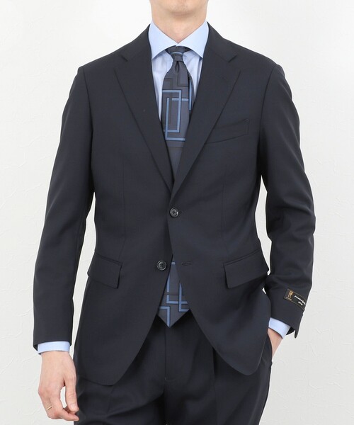 NOLLEY’S（ノーリーズ）の「《セットアップ》尾州ウールトロ セットアップスーツ 26SS（セットアップ・メンズ・チャコールグレー/ダークネイビー・46/50/48/44）」の13枚目の写真