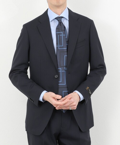 NOLLEY’S（ノーリーズ）の「《セットアップ》尾州ウールトロ セットアップスーツ 26SS（セットアップ・メンズ・チャコールグレー/ダークネイビー・46/50/48/44）」の15枚目の写真