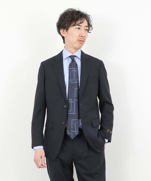 NOLLEY’S（ノーリーズ）の「《セットアップ》尾州ウールトロ セットアップスーツ 26SS（セットアップ・メンズ・チャコールグレー/ダークネイビー・46/50/48/44）」の16枚目の写真