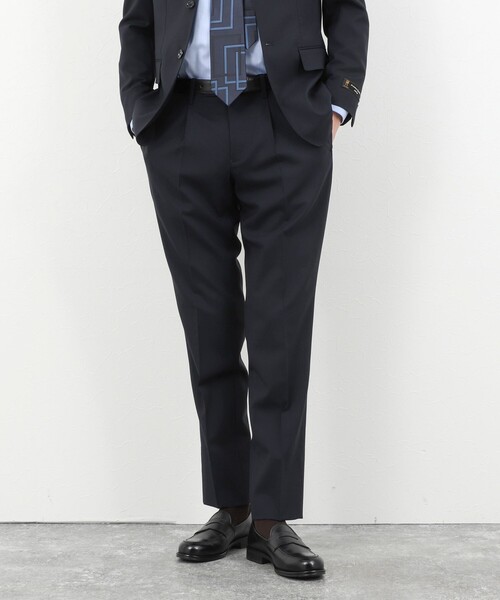 NOLLEY’S（ノーリーズ）の「《セットアップ》尾州ウールトロ セットアップスーツ 26SS（セットアップ・メンズ・チャコールグレー/ダークネイビー・46/50/48/44）」の18枚目の写真