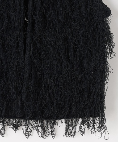 PAGEBOY(ページボーイ)の「ループアミベスト(ベスト・レディース・ブラック/グレー/オフホワイト・FREE)」の16枚目の写真