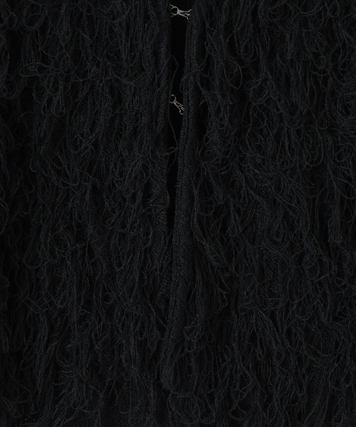 PAGEBOY(ページボーイ)の「ループアミベスト(ベスト・レディース・ブラック/グレー/オフホワイト・FREE)」の13枚目の写真