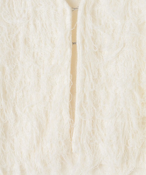 PAGEBOY(ページボーイ)の「ループアミベスト(ベスト・レディース・ブラック/グレー/オフホワイト・FREE)」の11枚目の写真