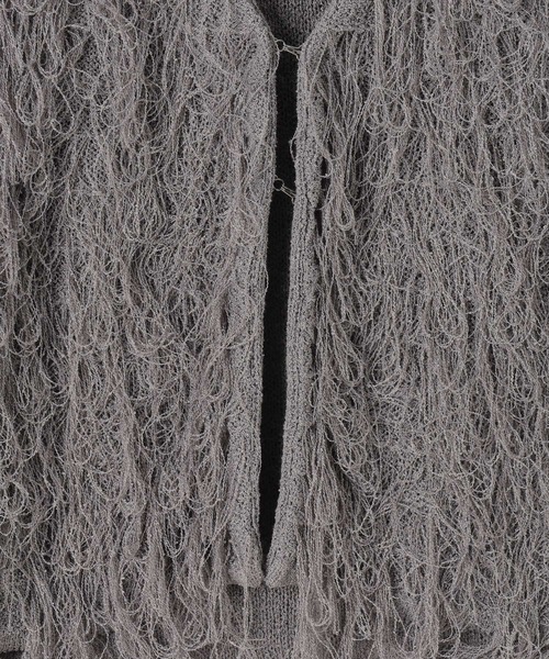 PAGEBOY(ページボーイ)の「ループアミベスト(ベスト・レディース・ブラック/グレー/オフホワイト・FREE)」の9枚目の写真