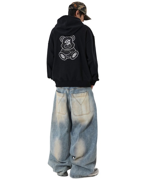 OY/オーワイ』PATCH DOLLY HOODIE ZIP UP/パッチドリージップアップ