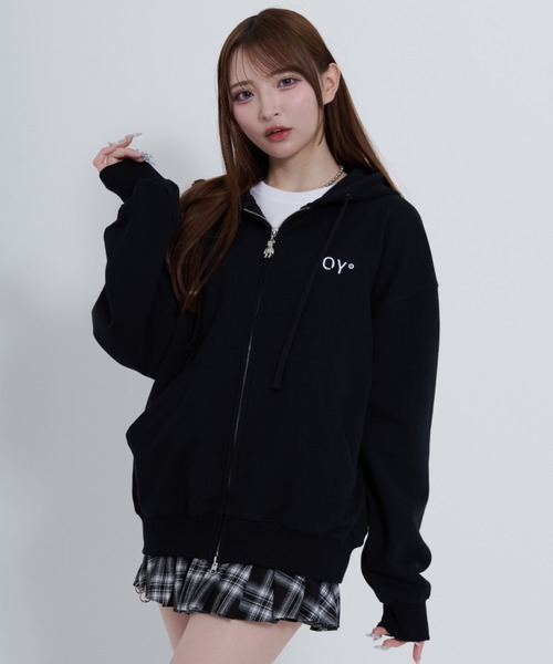 OY/オーワイ』PATCH DOLLY HOODIE ZIP UP/パッチドリージップアップ