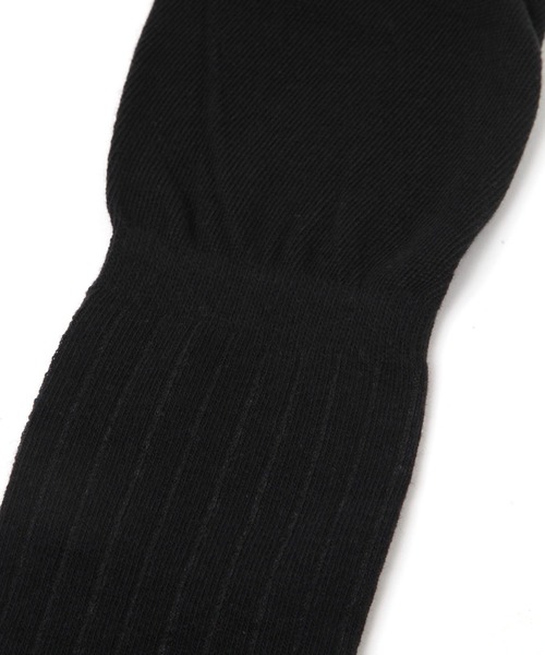 repipi armario（レピピ アルマリオ）の「シアーキリカエリブニーハイ（ソックス/靴下・キッズ・ブラック/ホワイト・FREE）」の6枚目の写真