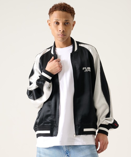 FUBU フブ ブランド Embroidered Souvenir Jacket / 刺繍スカジャン 龍