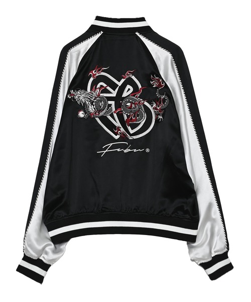 FUBU スタジャン セール】FUBU フブ ブランド Embroidered Souvenir Jacket / 刺繍