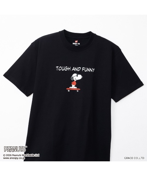 HANES(ヘインズ)の「【HANES/ヘインズ】PEANUTS×BEEFY-T 1P(Tシャツ/カットソー・メンズ・ホワイト/ネイビー/ヘザーグレー/ブラック・XL/L/M/S)」の15枚目の写真