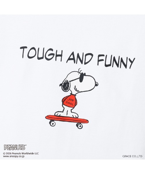 HANES(ヘインズ)の「【HANES/ヘインズ】PEANUTS×BEEFY-T 1P(Tシャツ/カットソー・メンズ・ホワイト/ネイビー/ヘザーグレー/ブラック・XL/L/M/S)」の8枚目の写真