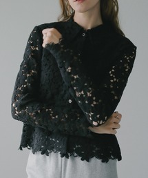 MANOF（マノフ）の「COTTON LACE SHORT SHIRT（シャツ/ブラウス）」