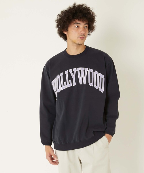 HOLLYWOOD RANCH MARKET(ハリウッドランチマーケット)の「バウンサーテンジク カレッジロゴ ロングスリーブTシャツ(Tシャツ/カットソー・メンズ・ネイビー/ホワイト・S/L)」の11枚目の写真