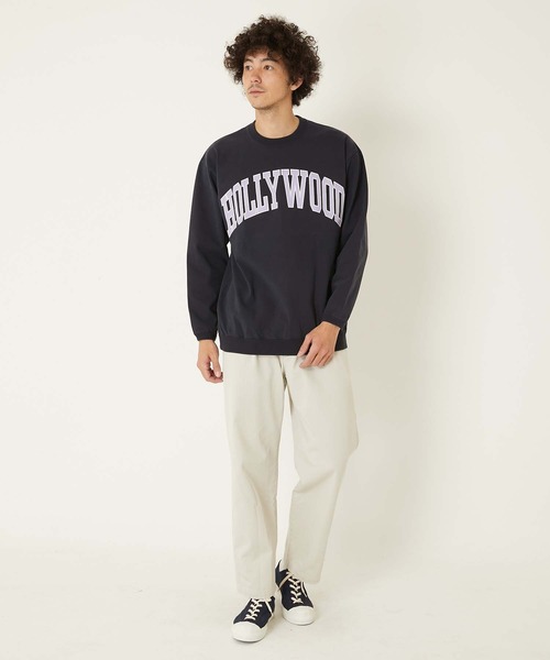 HOLLYWOOD RANCH MARKET(ハリウッドランチマーケット)の「バウンサーテンジク カレッジロゴ ロングスリーブTシャツ(Tシャツ/カットソー・メンズ・ネイビー/ホワイト・S/L)」の17枚目の写真