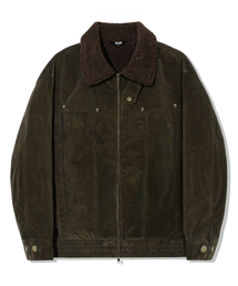 TRILLION（トリリオン）の「シェルパコーデュロイスタッズウェスタンジャケット_カーキ（MA-1）」