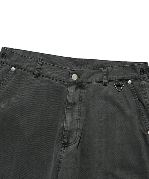 ISTKUNST(イストクンスト)の「WASHED CARGO WIDE PANTS_BLACK(IK2ESMPA10A)(その他パンツ・レディース・ブラック・M/L/S)」の3枚目の写真