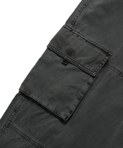 ISTKUNST(イストクンスト)の「WASHED CARGO WIDE PANTS_BLACK(IK2ESMPA10A)(その他パンツ・レディース・ブラック・M/L/S)」の5枚目の写真