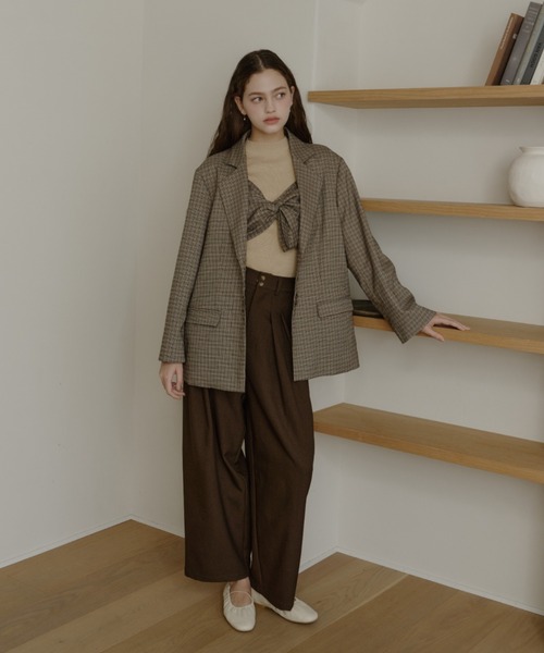 OLUN(オルン)の「gather flat shoes/ギャザーフラットシューズ(パンプス・レディース・ブラック/アイボリー/ブラウン・LL/LARGE/MEDIUM/SMALL)」の19枚目の写真