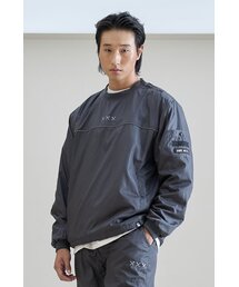 JAMIE WEST（ジェイミーウエスト）の「リップストップリフレクティブウィンタープルオーバー（グレー）（ナイロンジャケット）」