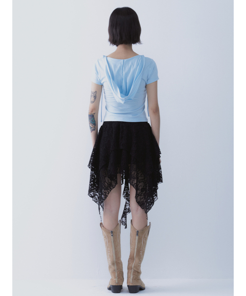 SETSETSET(セットセットセット)の「ルナ ベール フーディー Tシャツ ブルー(Tシャツ/カットソー・レディース・その他・ONE SIZE)」の6枚目の写真
