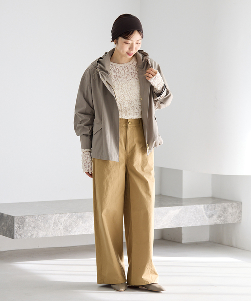 IENA(イエナ)の「《一部カラーWEB限定/追加3》Flowerストレッチレースプルオーバー(Tシャツ/カットソー・レディース・ブラック/アイボリー/ホワイト・FREE)」の13枚目の写真