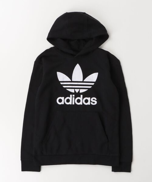 adidas(アディダス)の「【KIDS】プルオーバーパーカー(パーカー・キッズ・ブラック・150)」の1枚目の写真