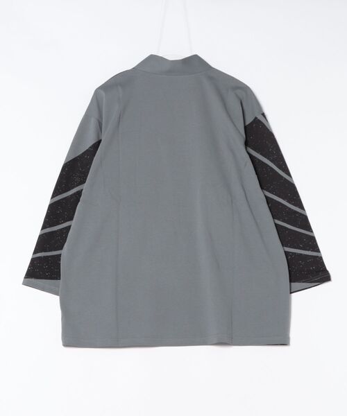 カヤ（カヤ）の「【カヤ】福寄せメンズトップス（Tシャツ/カットソー・メンズ・ブラック/グレー/ホワイト×グレー・FREE）」の17枚目の写真