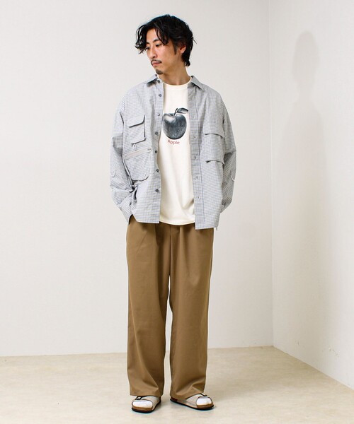 GLOSTER(グロスター)の「【モノトーン果実図鑑】フルーツプリントTシャツ(Tシャツ/カットソー・メンズ・ホワイト系その他4/ホワイト系その他2/ホワイト系その他3/ホワイト系その他・L/M/S)」の22枚目の写真