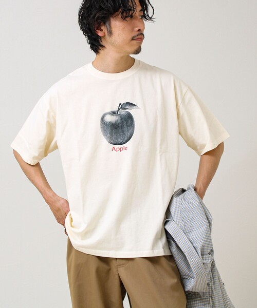 GLOSTER(グロスター)の「【モノトーン果実図鑑】フルーツプリントTシャツ(Tシャツ/カットソー・メンズ・ホワイト系その他4/ホワイト系その他2/ホワイト系その他3/ホワイト系その他・L/M/S)」の21枚目の写真