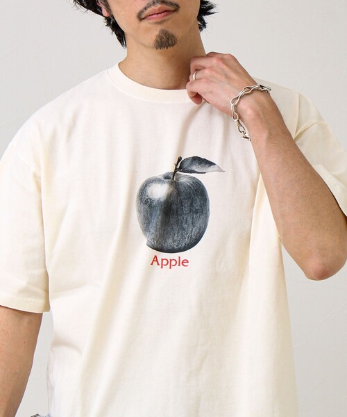 GLOSTER(グロスター)の「【モノトーン果実図鑑】フルーツプリントTシャツ(Tシャツ/カットソー・メンズ・ホワイト系その他4/ホワイト系その他2/ホワイト系その他3/ホワイト系その他・L/M/S)」の18枚目の写真