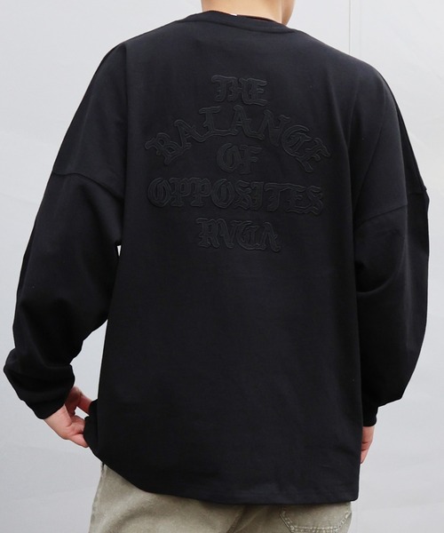 RVCA(ルーカ)の「RVCA/ルーカ TONE TONE OE LT ロンT BG041152(Tシャツ/カットソー・メンズ・ブラック系その他/ブラック/ホワイト・S/M/L)」の2枚目の写真