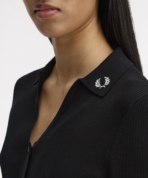 Ribbed Knitted Shirt／リブニットシャツ（ニット/セーター）｜FRED