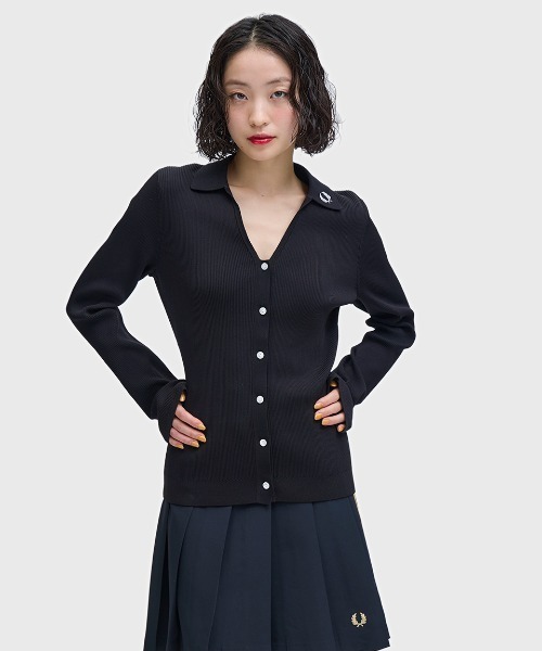 Ribbed Knitted Shirt／リブニットシャツ（ニット/セーター）｜FRED