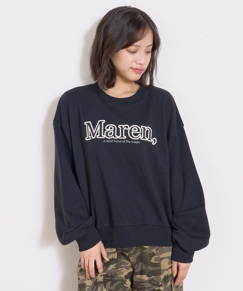 LOVETOXIC（ラブトキシック）の「【秒かわトップス】立体ロゴ刺しゅうベーシックトレーナー（スウェット・キッズ・オフホワイト/ピンク/ブラック/ベージュ・L:160cm/S:140cm/130cm/M:150cm）」の9枚目の写真