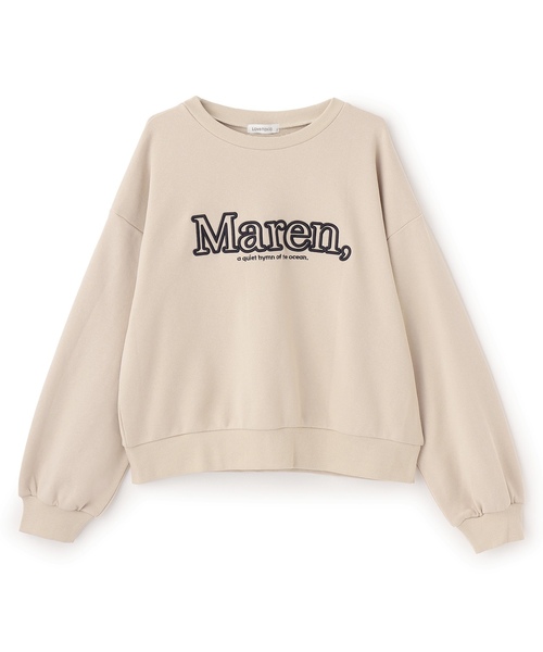 LOVETOXIC（ラブトキシック）の「【秒かわトップス】立体ロゴ刺しゅうベーシックトレーナー（スウェット・キッズ・オフホワイト/ピンク/ブラック/ベージュ・L:160cm/S:140cm/130cm/M:150cm）」の16枚目の写真