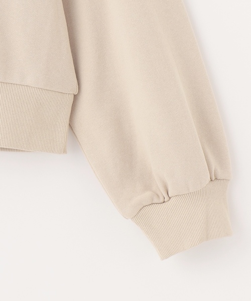 LOVETOXIC（ラブトキシック）の「【秒かわトップス】立体ロゴ刺しゅうベーシックトレーナー（スウェット・キッズ・オフホワイト/ピンク/ブラック/ベージュ・L:160cm/S:140cm/130cm/M:150cm）」の22枚目の写真