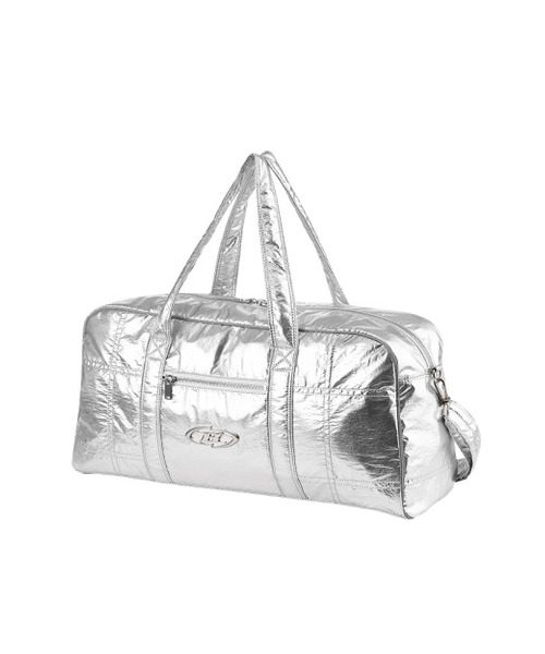 BIG CHROME METALIC DUFFLE BAG [SILVER]
