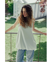 AFTERHOURS（アフターアワーズ）の「BALLOON MINI DRESS (WHITE)（ワンピース）」