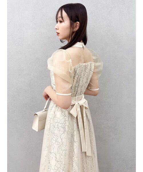 dazzlin（ダズリン）の「【藤井サチコラボ】チュールレイヤードレースドレス（ドレス・レディース・アイボリー/ブラック/ブルー・SMALL/MEDIUM）」の21枚目の写真