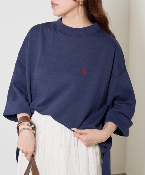 BEVERLY HILLS POLO CLUB(ビバリーヒルズポロクラブ)の「【BEVERLY HILLS POLO CLUB】ロールアップワイドTシャツ ワンポイントロゴ 裏毛 6282-7602 MNY(Tシャツ/カットソー・レディース・ミント/オフホワイト/ブラック・L/M)」の21枚目の写真