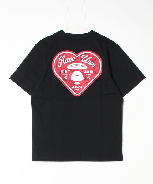 AAPE BY A BATHING APE(エーエイプバイアベイシングエイプ)の「AAPE THEME MAIN TEE(Tシャツ/カットソー・メンズ・ブラック/アイボリー/ピンク・MEDIUM/X-LARGE/LARGE/SMALL)」の4枚目の写真
