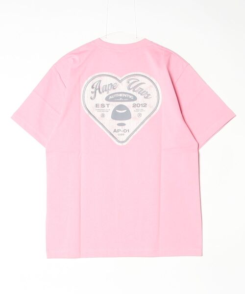 AAPE BY A BATHING APE(エーエイプバイアベイシングエイプ)の「AAPE THEME MAIN TEE(Tシャツ/カットソー・メンズ・ブラック/アイボリー/ピンク・MEDIUM/X-LARGE/LARGE/SMALL)」の5枚目の写真