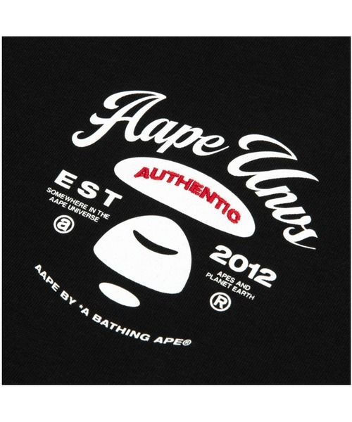 AAPE BY A BATHING APE(エーエイプバイアベイシングエイプ)の「AAPE THEME MAIN TEE(Tシャツ/カットソー・メンズ・ブラック/アイボリー/ピンク・MEDIUM/X-LARGE/LARGE/SMALL)」の8枚目の写真