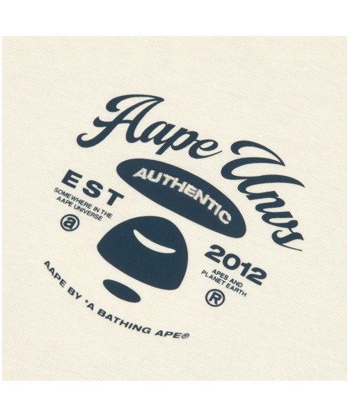 AAPE BY A BATHING APE(エーエイプバイアベイシングエイプ)の「AAPE THEME MAIN TEE(Tシャツ/カットソー・メンズ・ブラック/アイボリー/ピンク・MEDIUM/X-LARGE/LARGE/SMALL)」の11枚目の写真