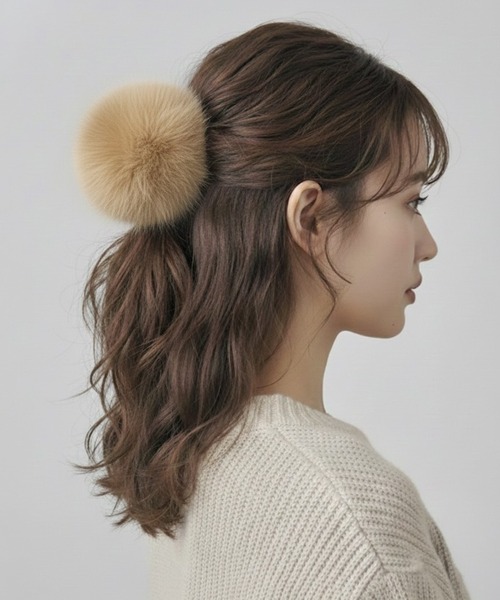 ヘアゴム No.184 セール】ファーヘアゴム（ヘアゴム）｜pumpkin port（パンプキンポート