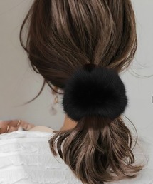 pumpkin port（パンプキンポート）の「ファーヘアゴム（ヘアゴム）」