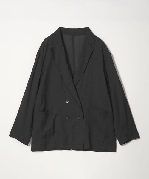 CITEN(シテン)の「<CITEN>シアーシャツジャケット(テーラードジャケット・レディース・ダークブラウン/ブラック・M/S)」の20枚目の写真