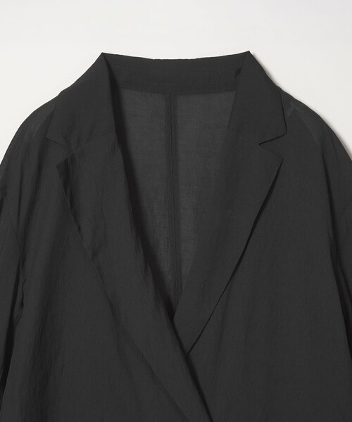 CITEN(シテン)の「<CITEN>シアーシャツジャケット(テーラードジャケット・レディース・ダークブラウン/ブラック・M/S)」の22枚目の写真