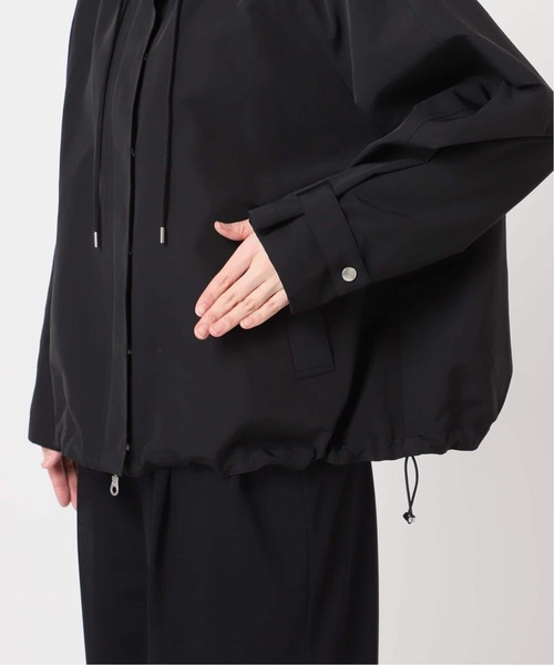 U by SPICK&SPAN（ユーバイスピックアンドスパン）の「コットン/ナイロングログランフレアブルゾン（マウンテンパーカー・レディース・モカ/ベージュ/ブラック・36/38）」の14枚目の写真